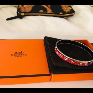 Hermes enamel bangle